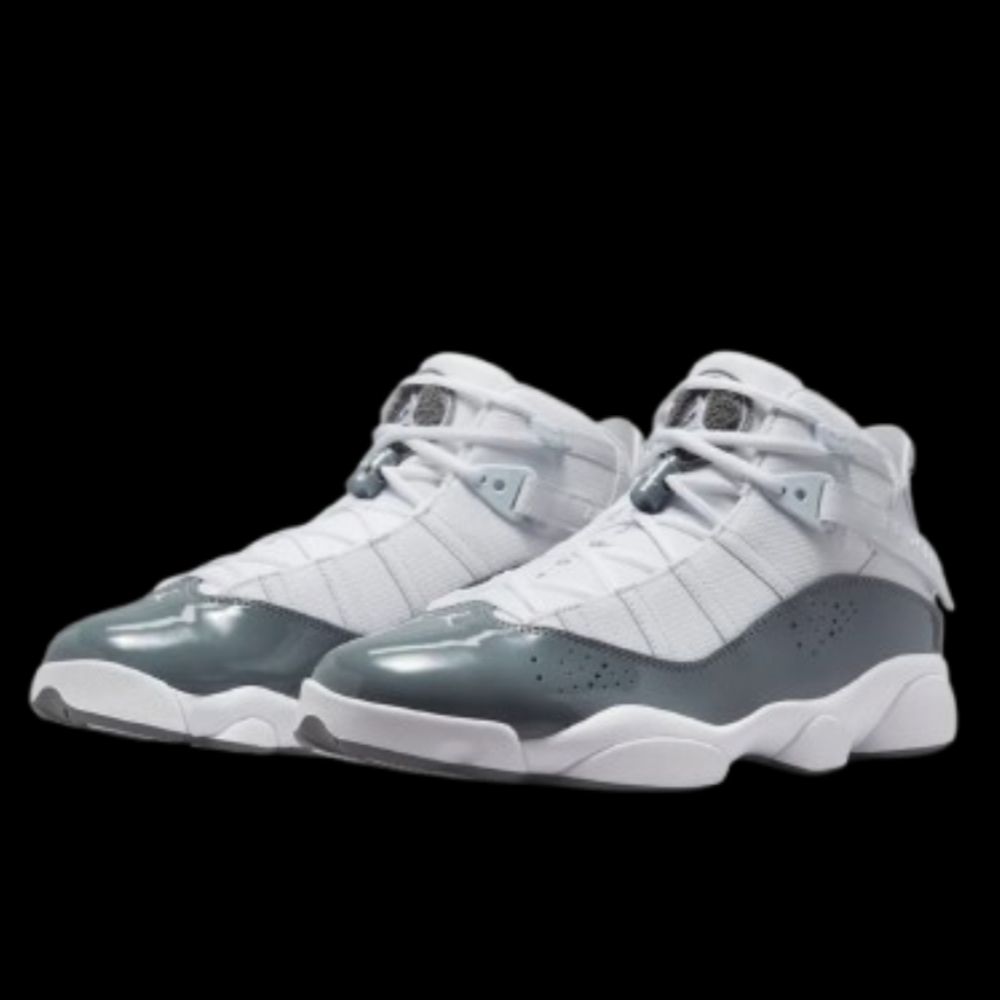 Air Jordan 6 Rings Mens Size 13 White Cool Grey